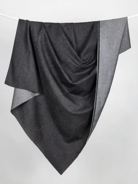 10.75oz Stretch Organic Cotton Denim - Black - Swatch