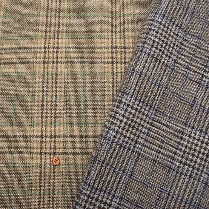 Bishu Reversible Check Fabric - BISHU JAPAN