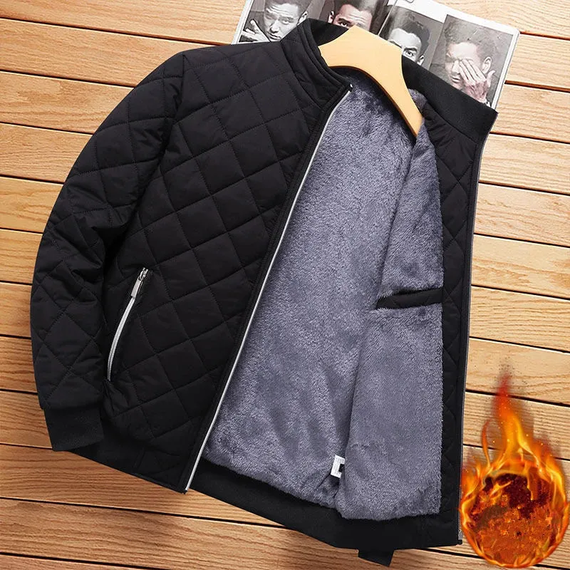Bomber Diamond  Fleece Lined