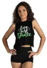 DM "Live, Love, Dance" Crop Top