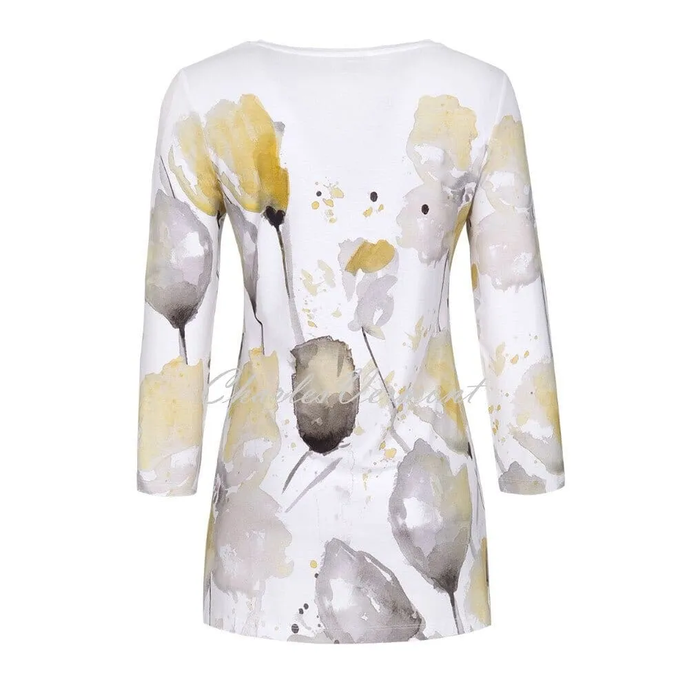 Dolcezza 3/4 Sleeve Longline Top – Style 22723