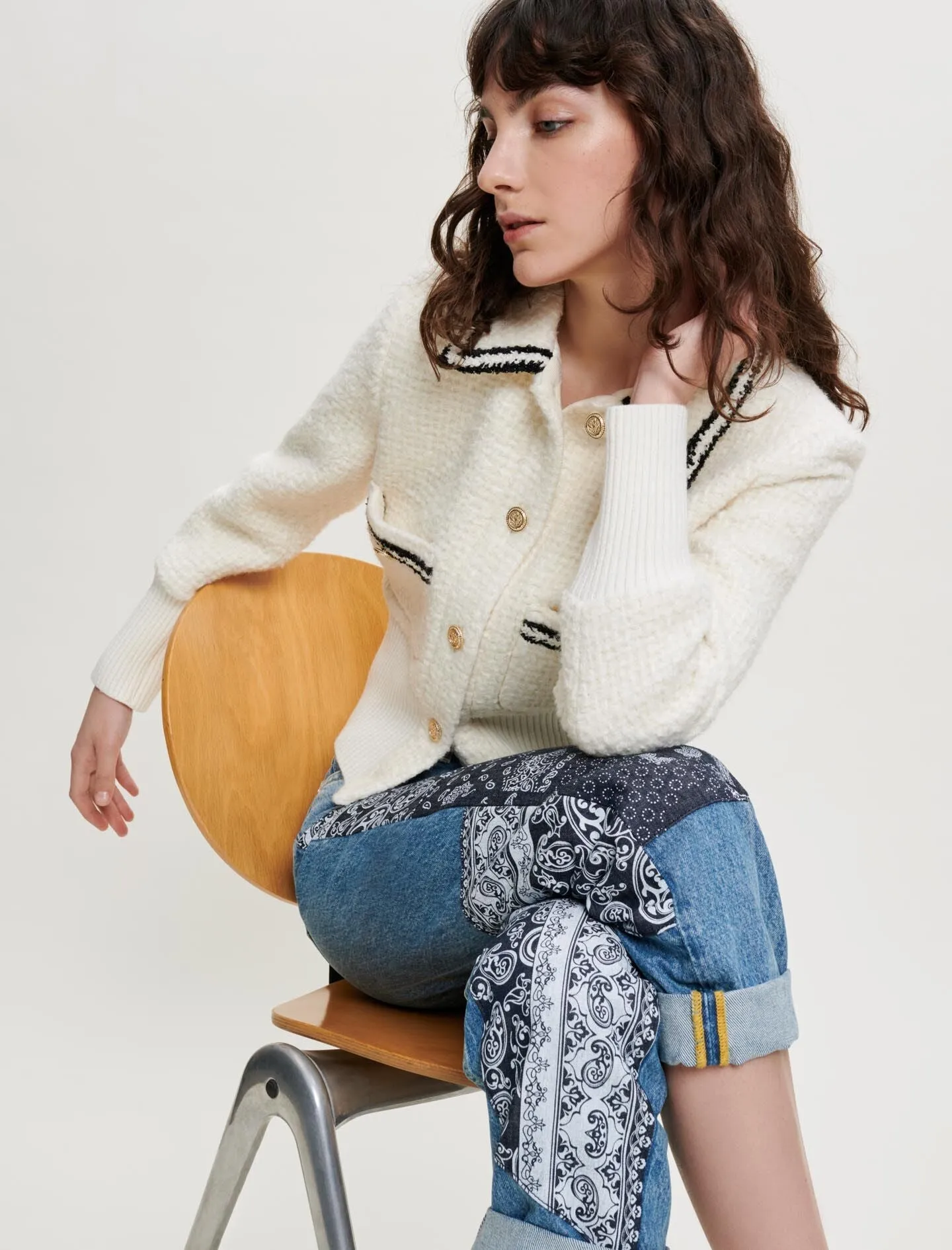 DOUBLE-FACED WOOL-BLEND COAT