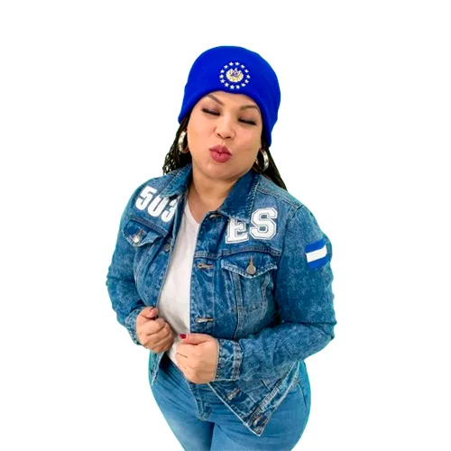 El Salvador Premium Blue Denim Jackets with Embroidered Logos