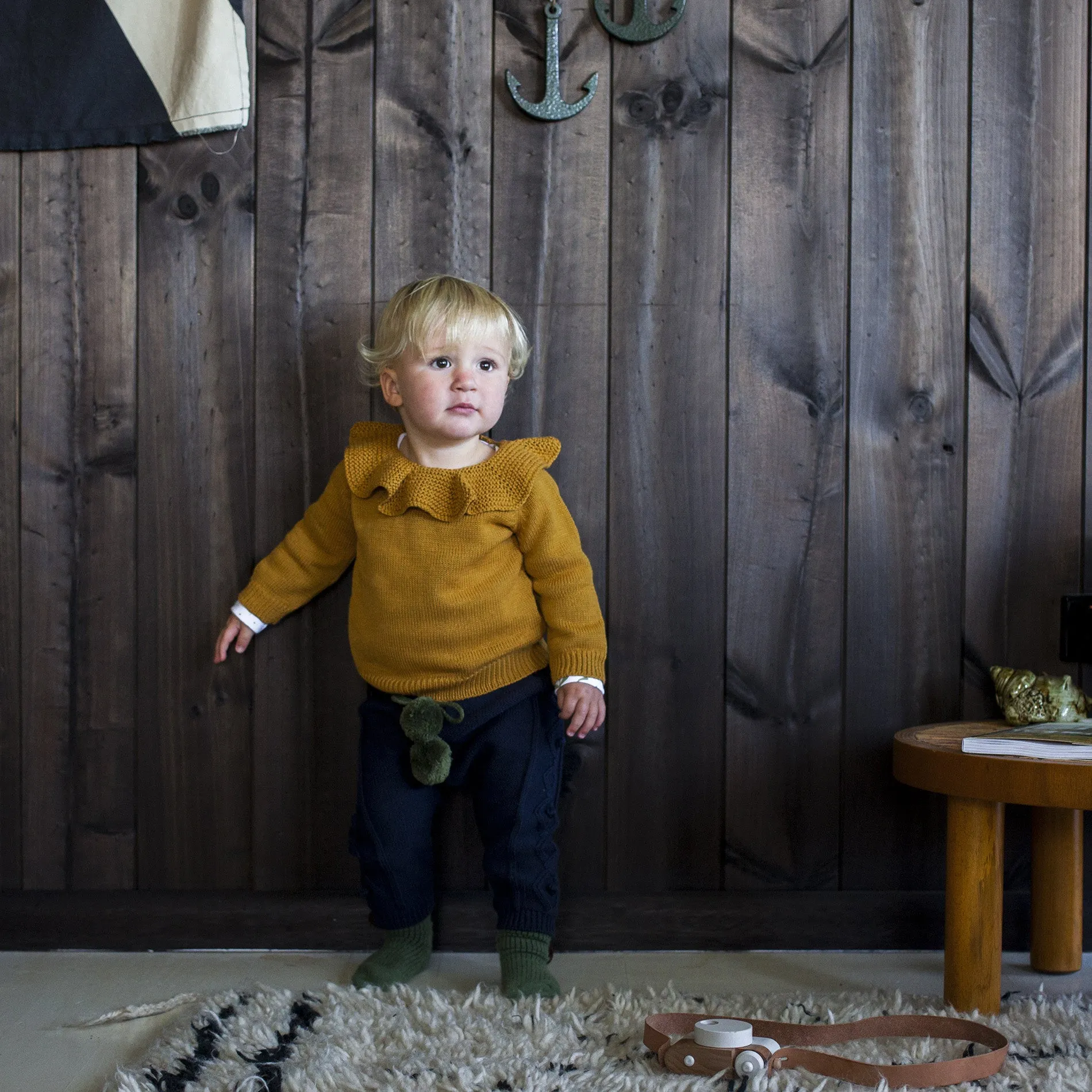Eliza Ruffle Sweater