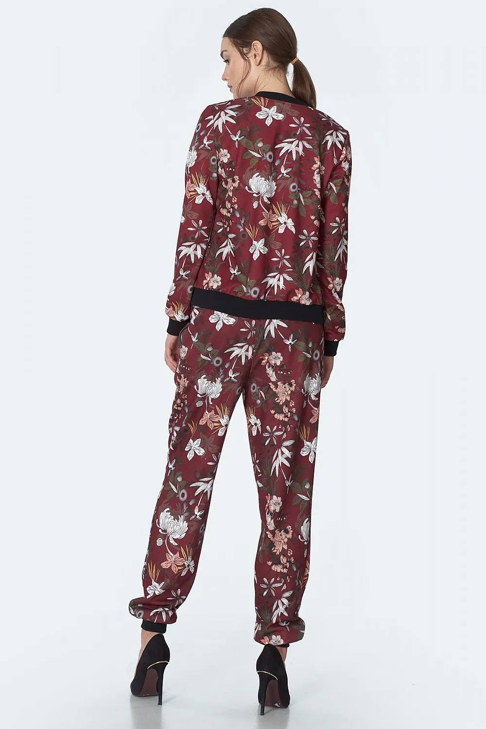 FLORAL BOMBER JACKET