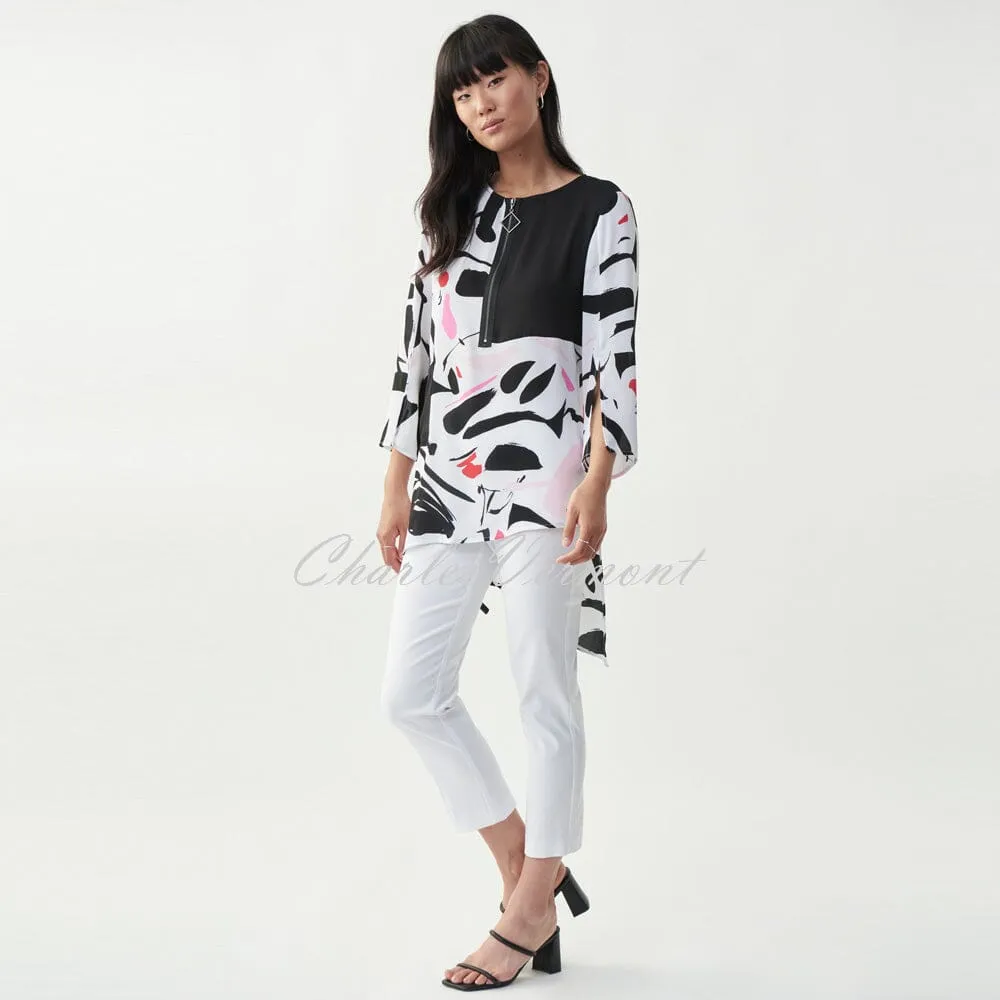 Joseph Ribkoff Abstract Print Tunic – Style 221251