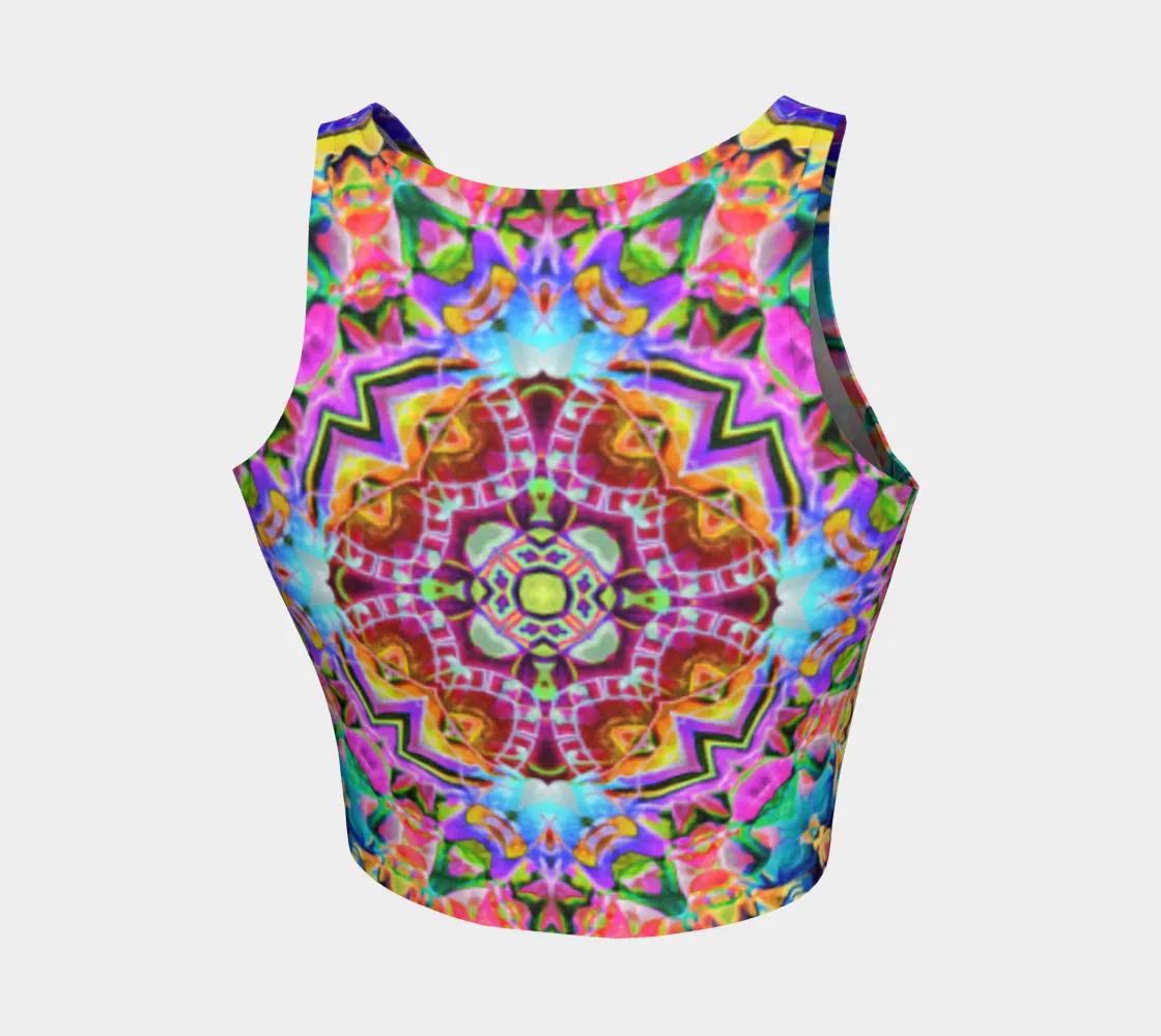 Kaleidos I | Athletic Crop Top | Makroverset