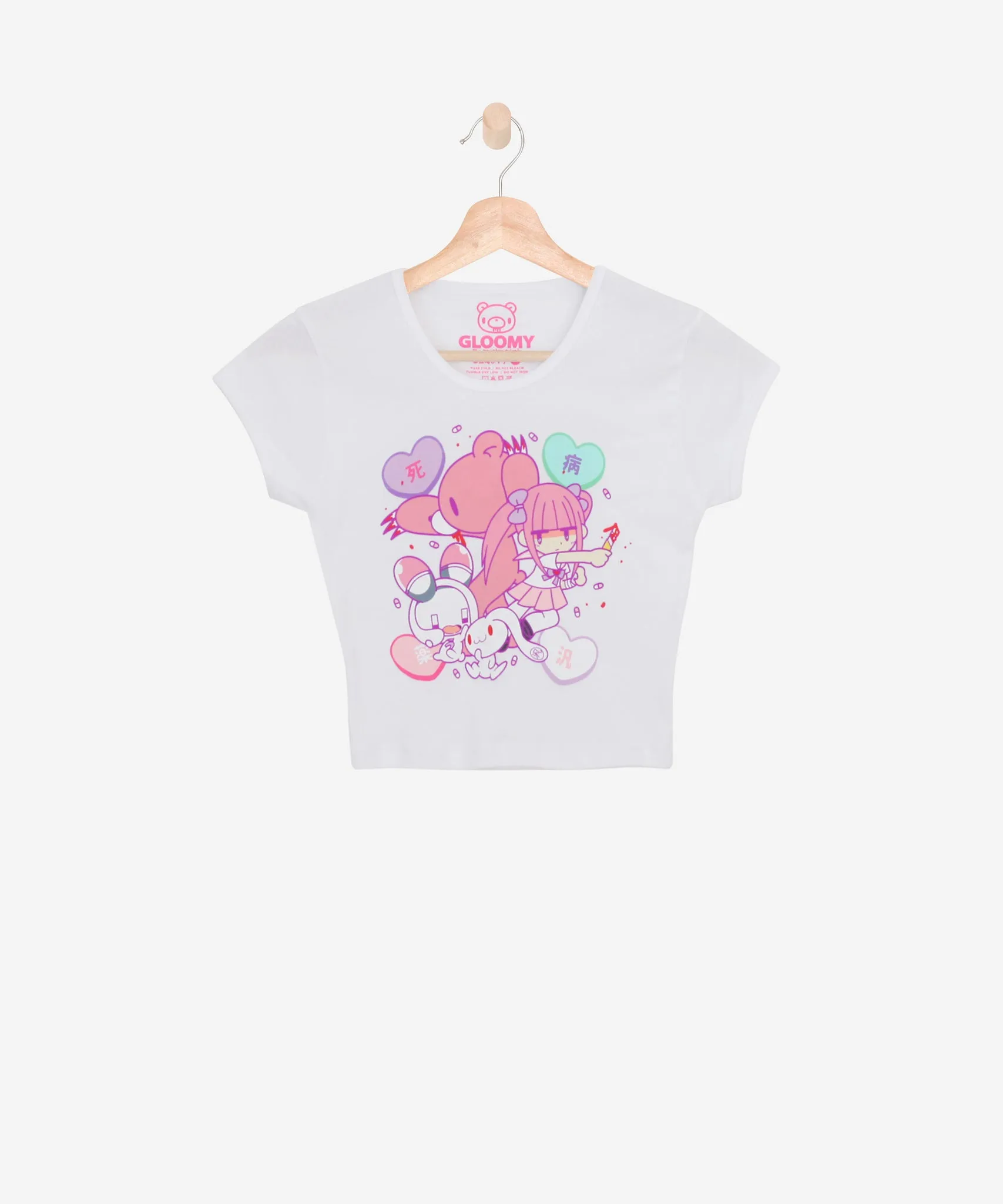 MENHERACHAN x Gloomy Bear Team Up! Cropped Tee