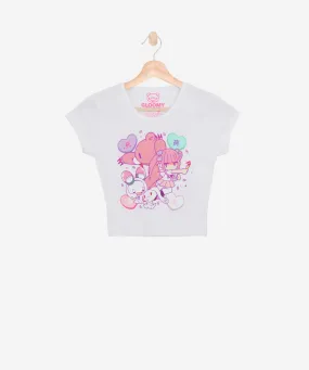 MENHERACHAN x Gloomy Bear Team Up! Cropped Tee