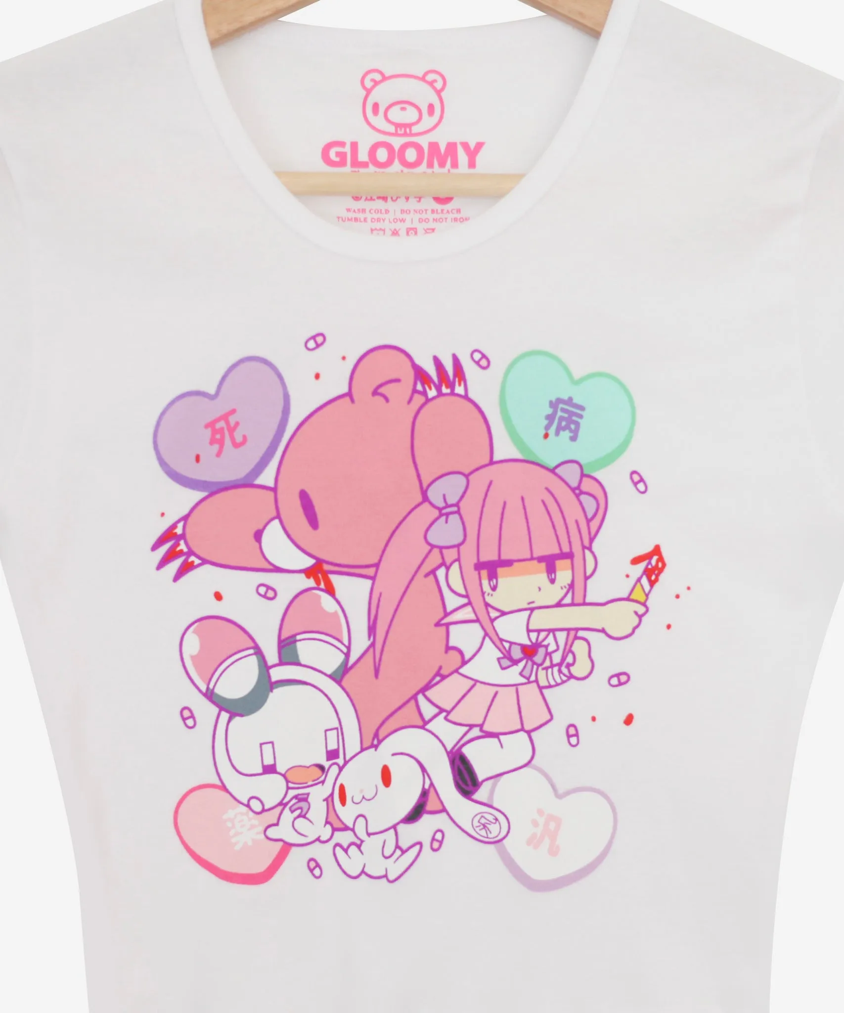 MENHERACHAN x Gloomy Bear Team Up! Cropped Tee
