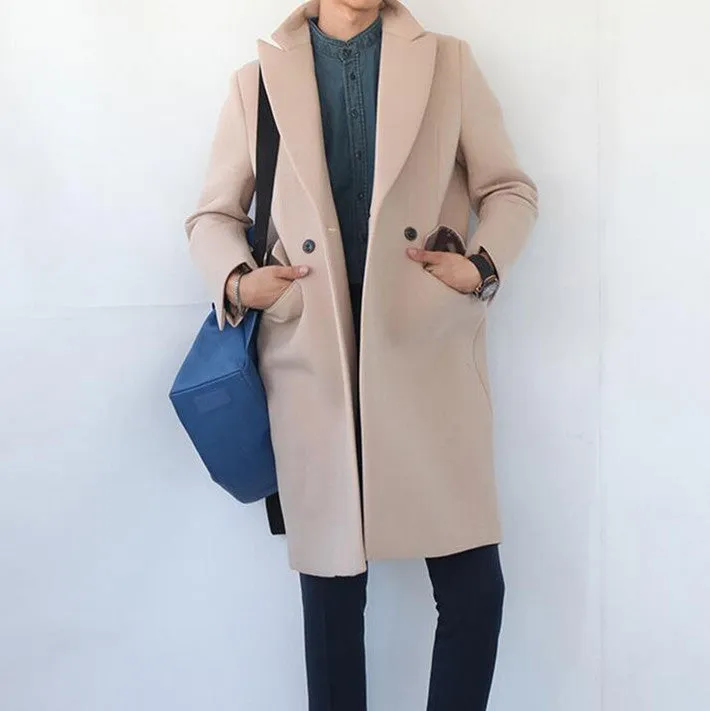 Men's Autumn / Winter Casual Trench Coat
