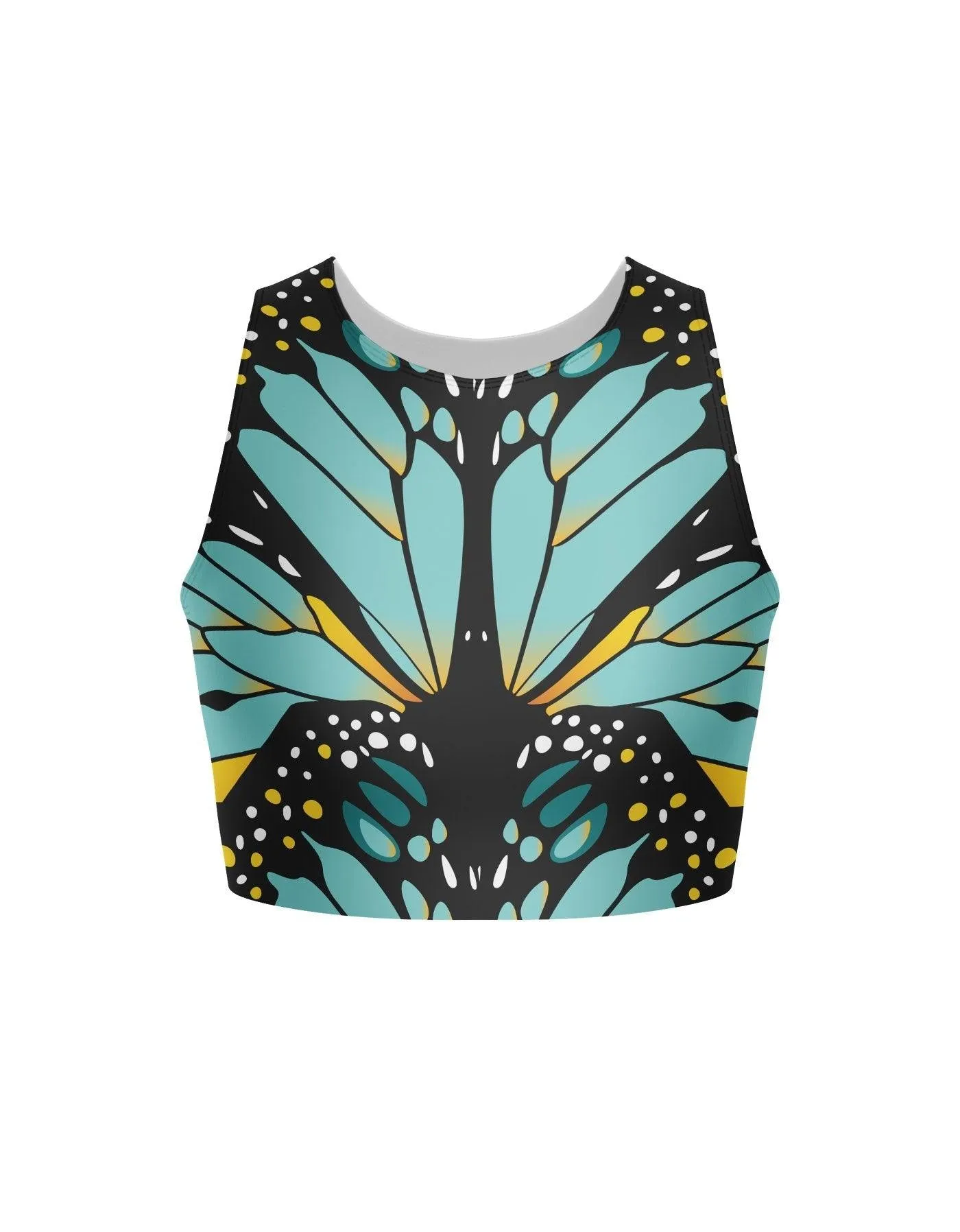 Monarch Sleeveless Crop Top