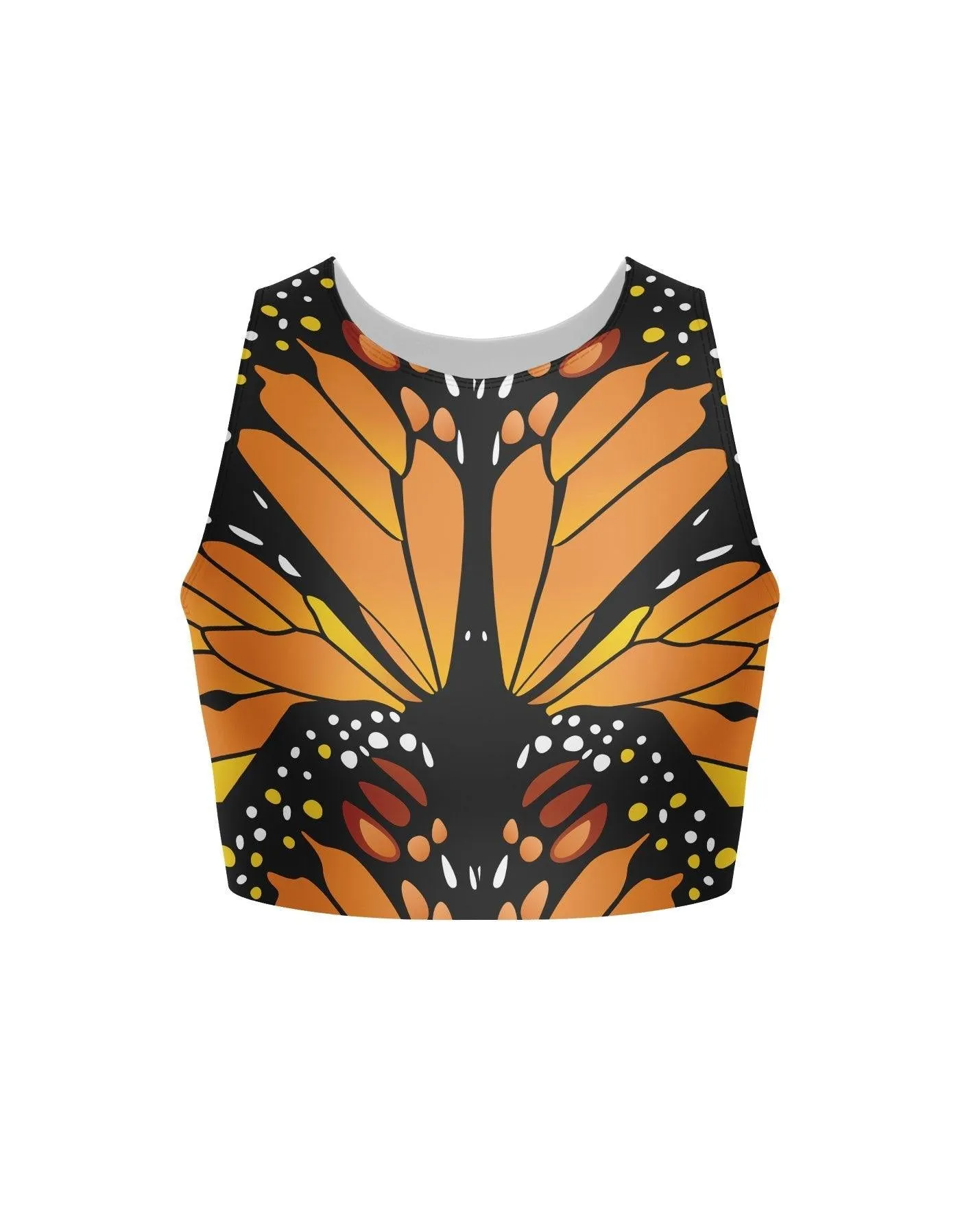 Monarch Sleeveless Crop Top