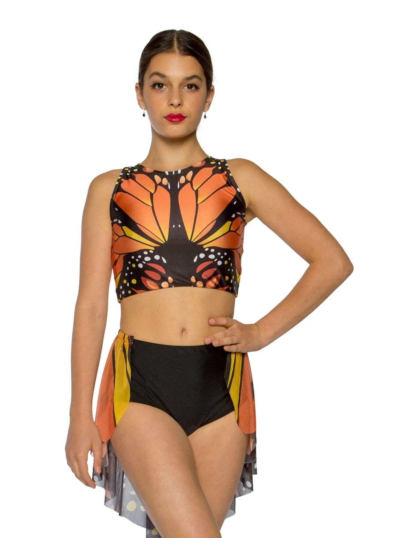 Monarch Sleeveless Crop Top