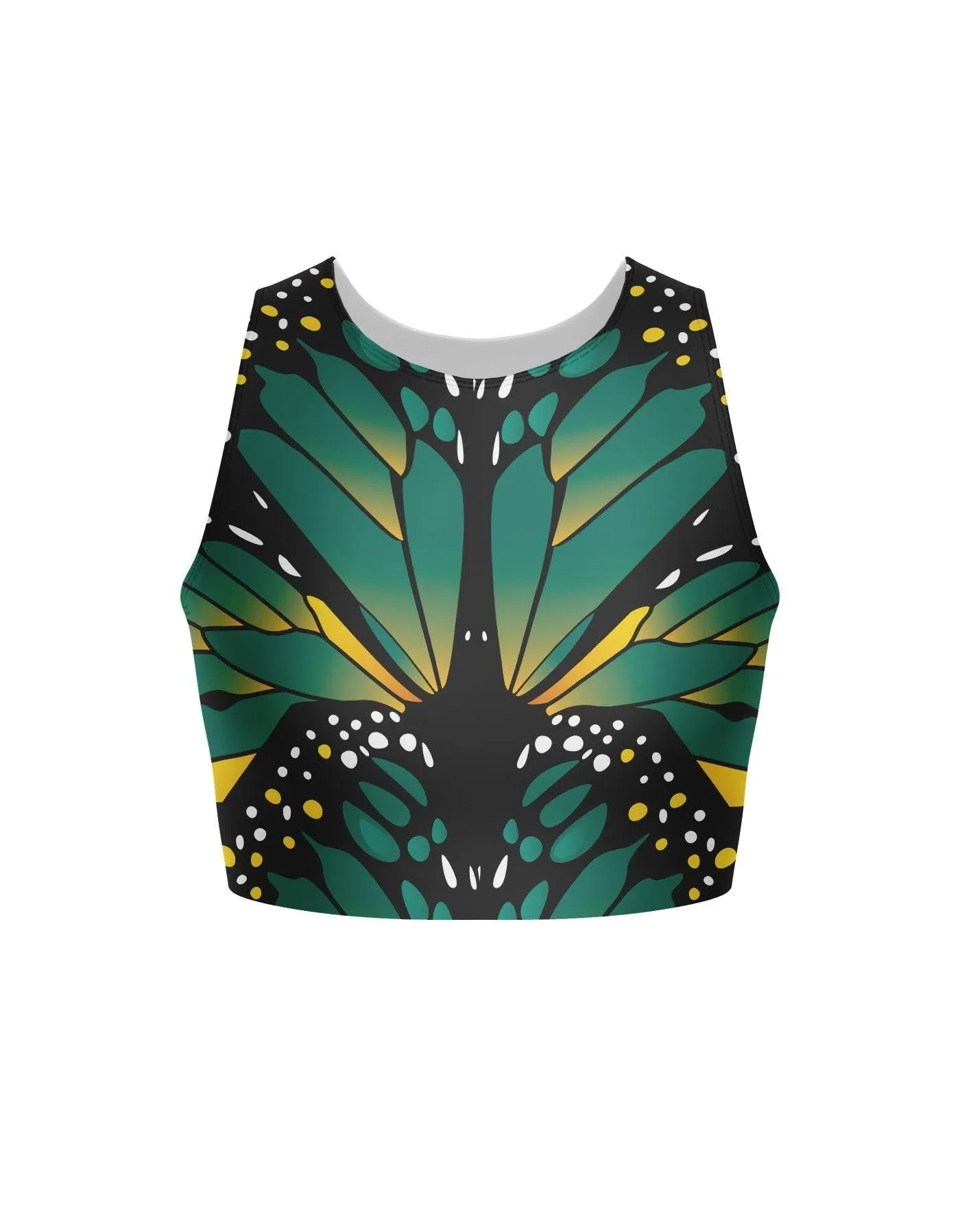 Monarch Sleeveless Crop Top