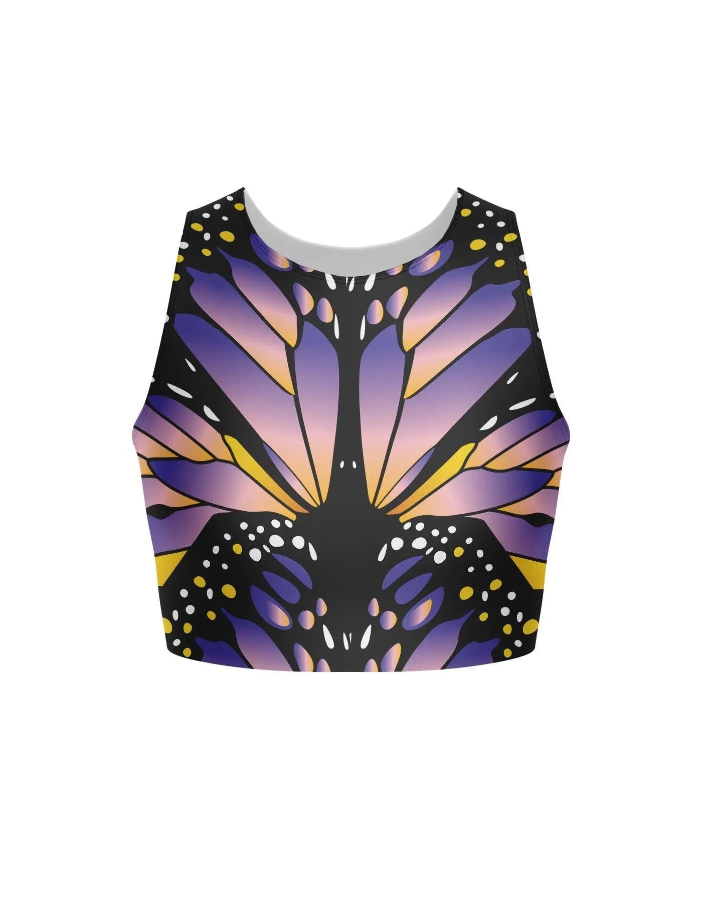 Monarch Sleeveless Crop Top