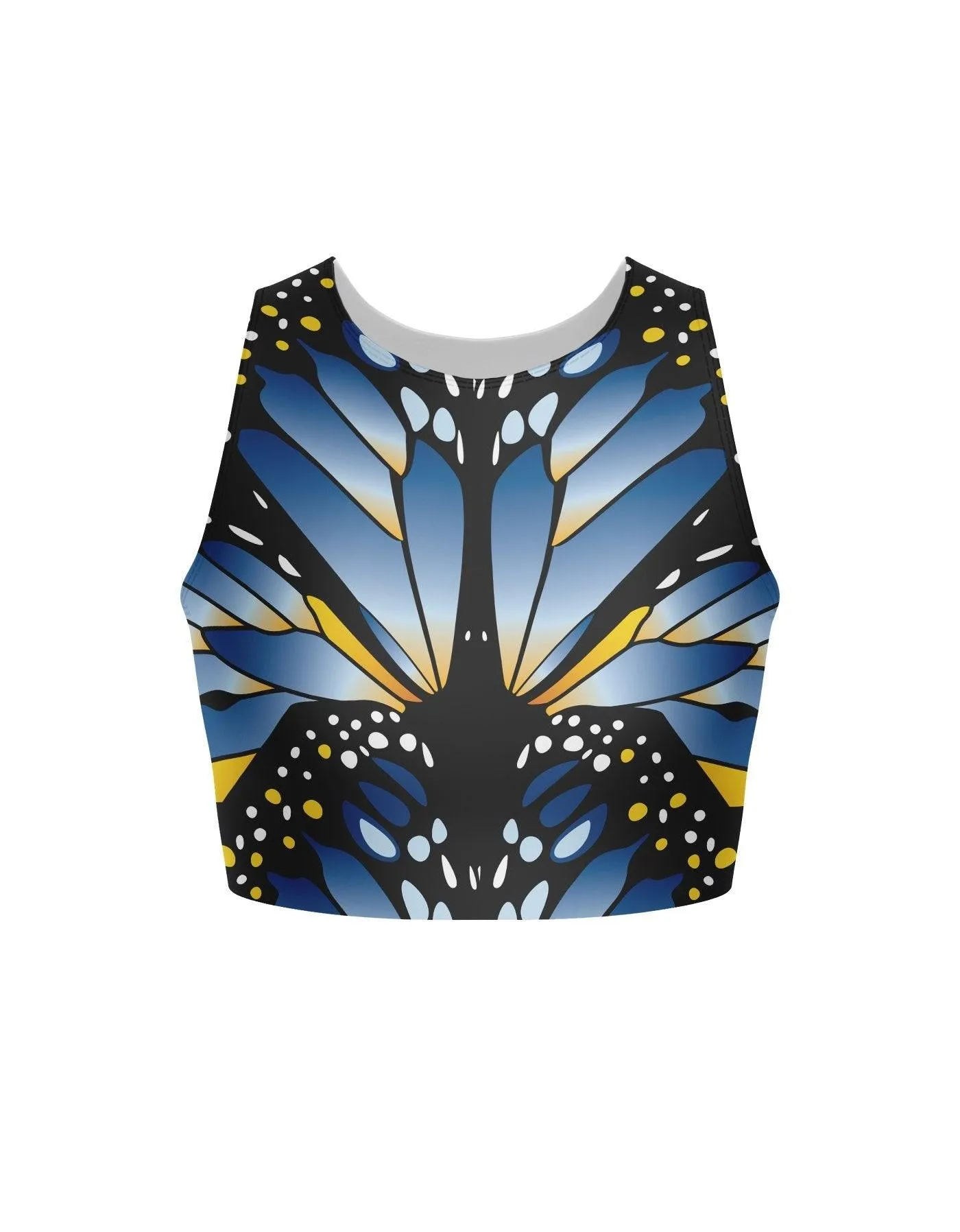 Monarch Sleeveless Crop Top