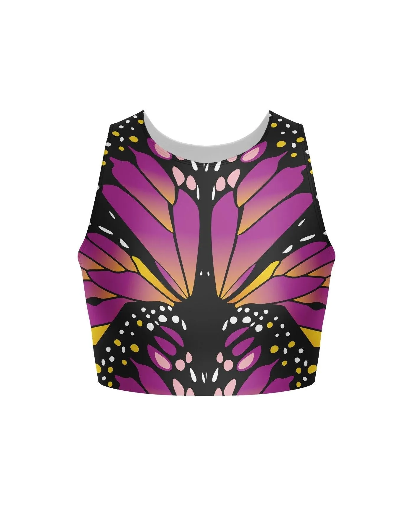 Monarch Sleeveless Crop Top