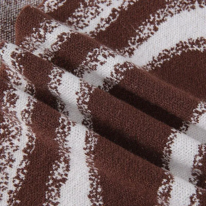 Penelope Heart Print Knitted Top