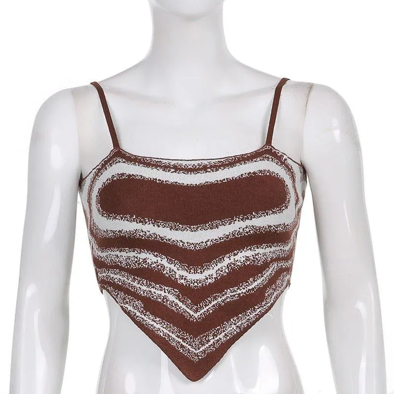 Penelope Heart Print Knitted Top