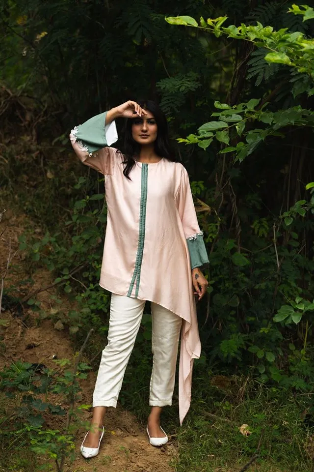 Pink Silk Tunic