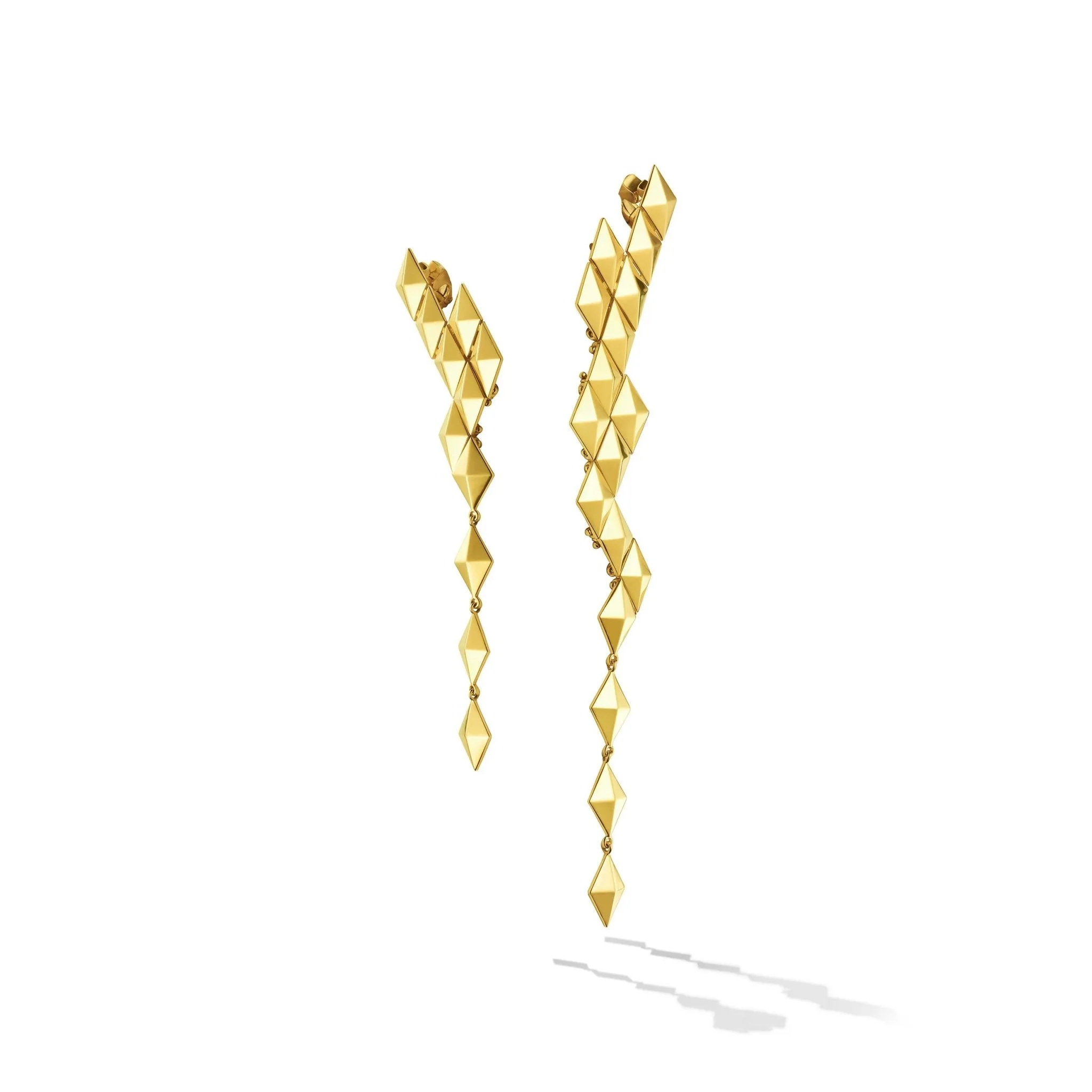 PYTHON Asymmetrical Drop Earrings