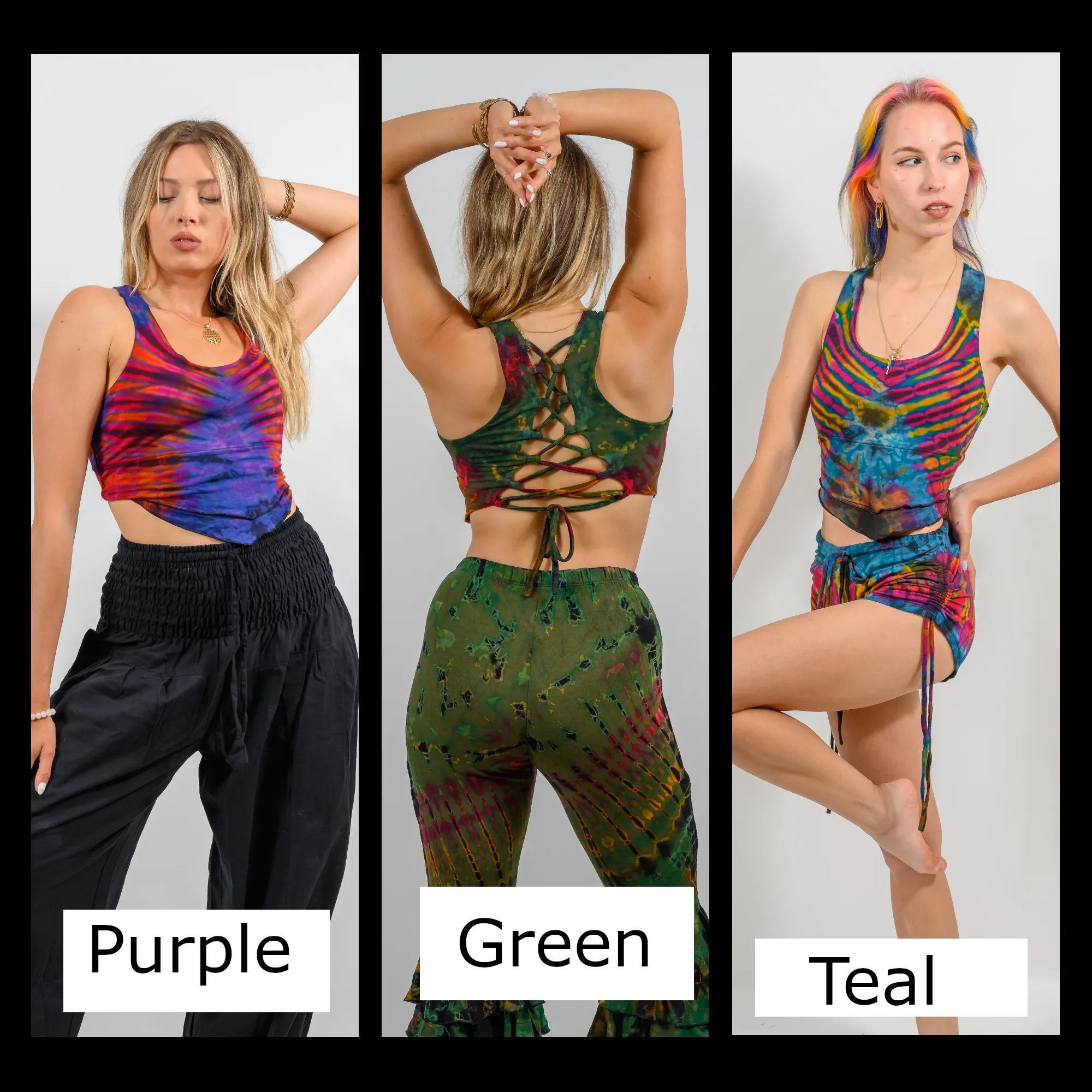 Selene Tie Dye Crop Top