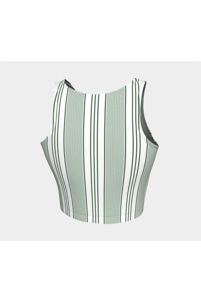 Spearmint Striped Athletic Top