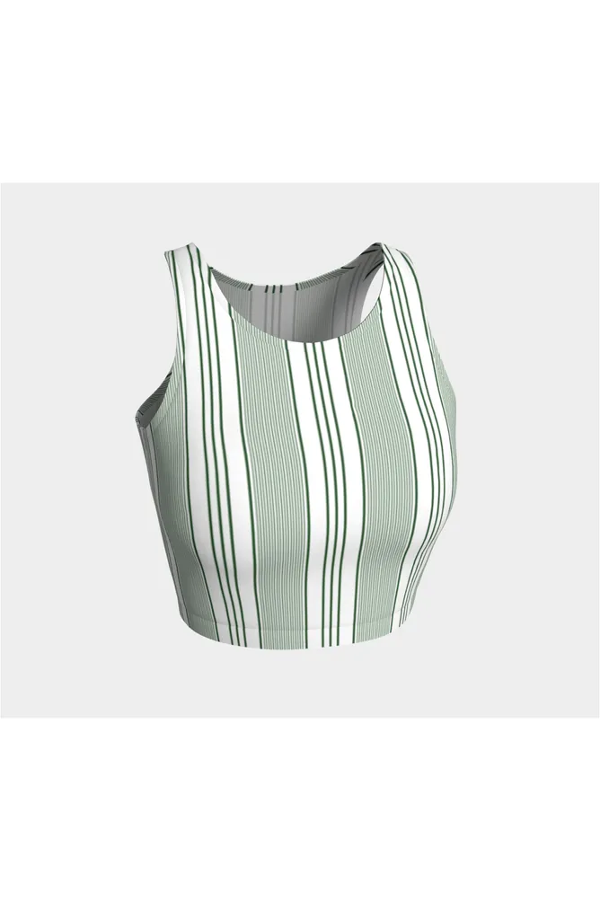 Spearmint Striped Athletic Top