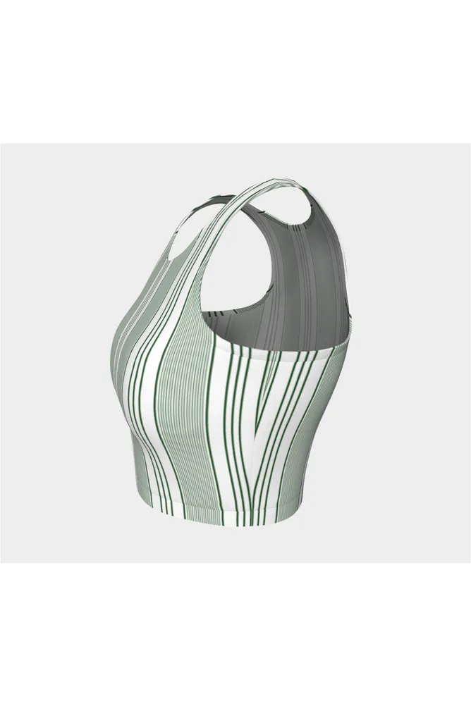Spearmint Striped Athletic Top