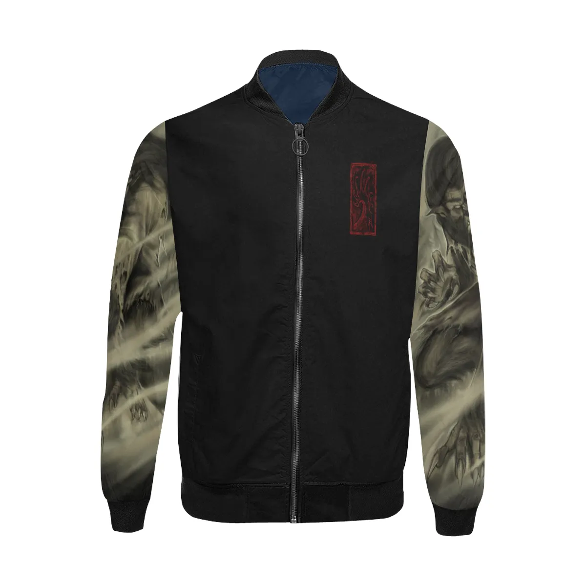Wolf Man Bomber Windbreaker Jacket